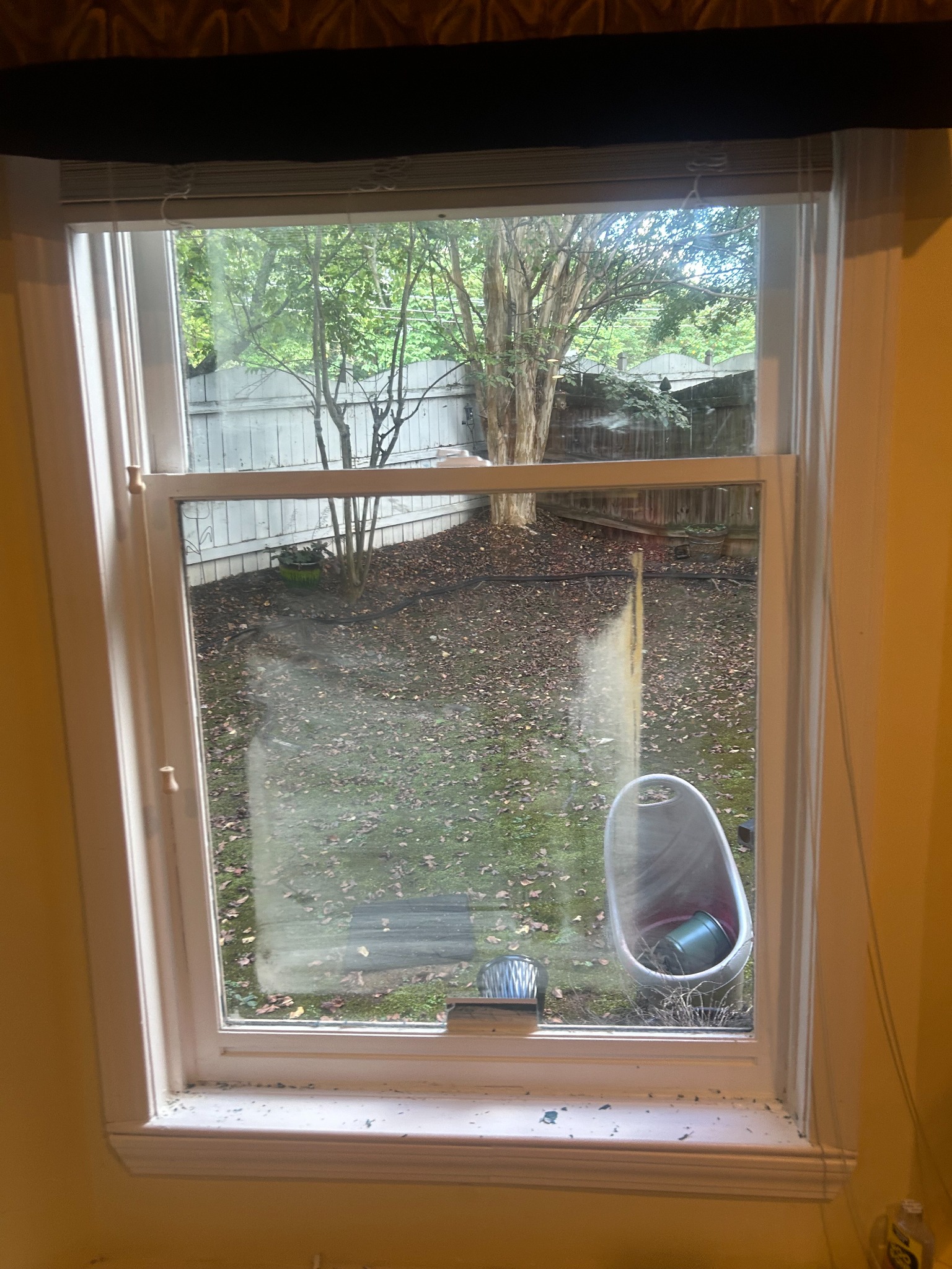 Window after repainting and cleaning